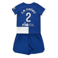 Dětský Fotbalový dres Atletico Madrid Jose Gimenez #2 2023-24 Venkovní Krátký Rukáv (+ trenýrky)